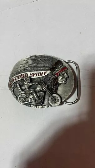 Born to Be Free Untamed Spirit 3D Siskiyou Pewter American Made Belt Buckle