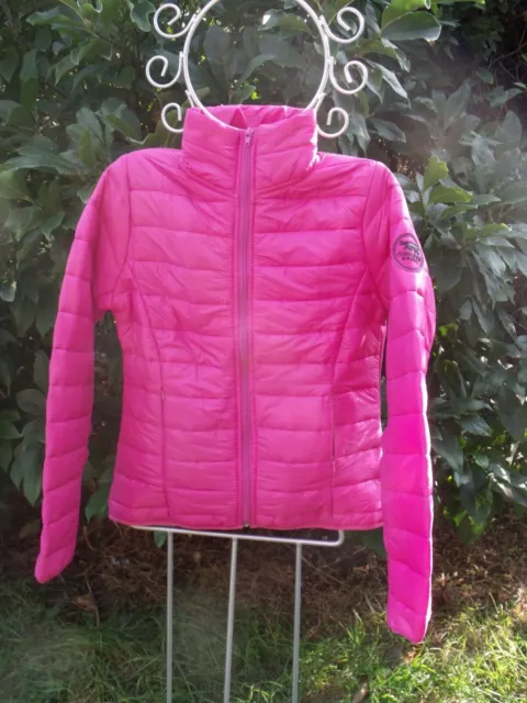 Doudoune femme rose best sale fluo