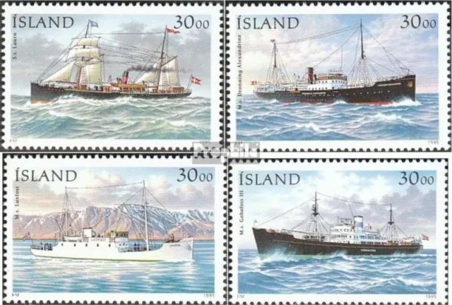 Island 828-831 (kompl.Ausg.) postfrisch 1995 Postschiffe
