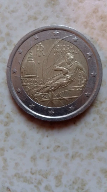 Pièce De 2 Euros Commémorative - Jeux Olympiques D'Hiver Turin 2006 'GIOCHI INVERNALI' - Italie