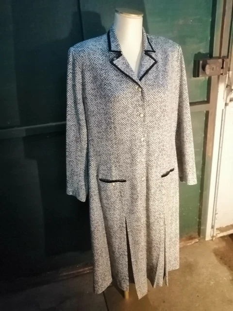 Robe Femme Marcelle Griffon Taille 38 – Blanc & Noir à Motif Géométrique, Polyester