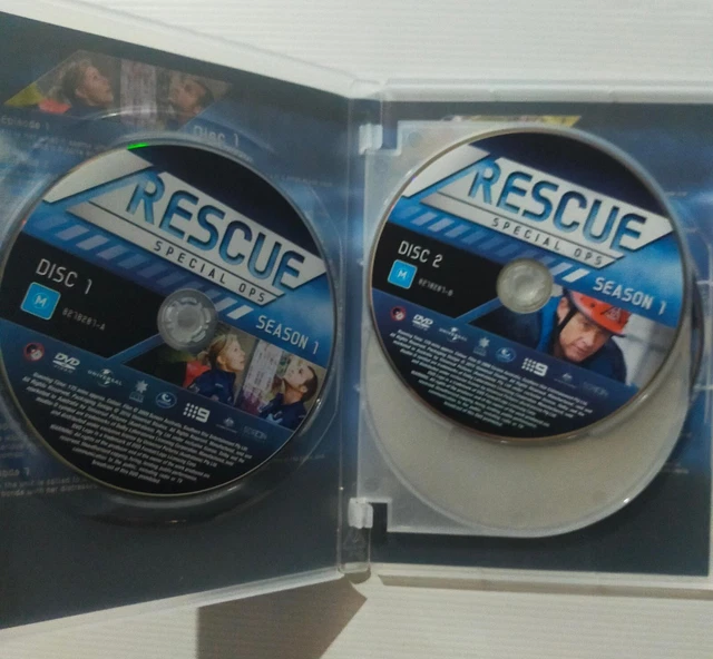 RESCUE SPECIAL OPS Season 1 & 2 DVD Region 2/4 Peter Phelps, Les Hill