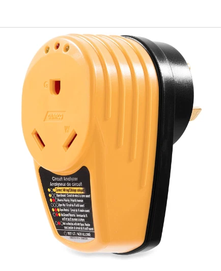 ADAPTER CIRCUIT ANALYZER 30 AMP Wiring RV Trailer Surge Protector Power Defender
