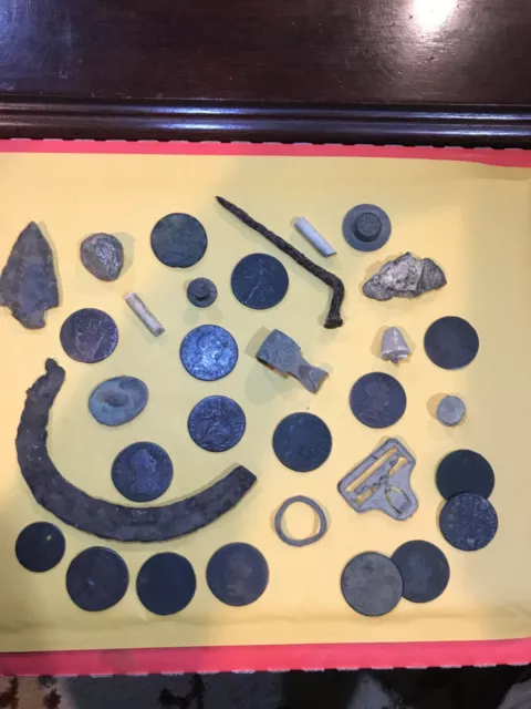 ☆ Colonial Coins & Other Artifacts ☆ found near ☆ HISTORIC PHILADELPHIA ☆
