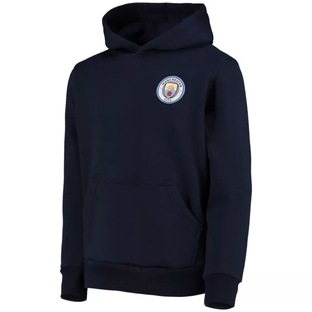 Felpa con cappuccio calcio Manchester City ragazzi 4 5 anni bambini top con cappuccio MCH12
