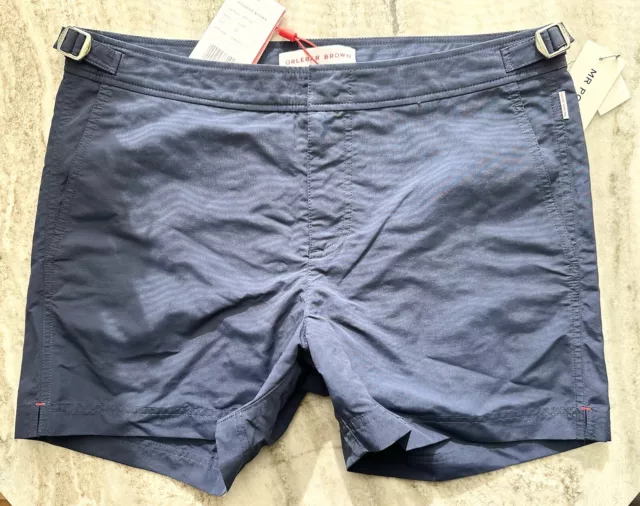 ORLEBAR BROWN SETTER SWIM TRUNKS 32 BOARD SHORTS NAVY BLUE PLAIN NWT Mr Porter