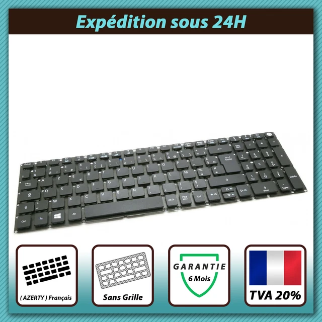 Clavier AZERTY Français Neuf Pour Acer Aspire E1-510 - Remplacement Complet - Noir
