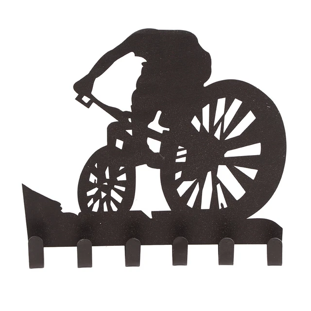 Wall Mounted Hook Rack Bag Hanger Mountain Bike Design Coat Rack