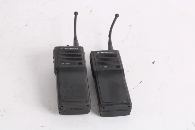 Motorola HT1000 Handie-Talkie Radio Fm H01SDC9AA3DN ( Lotto Di 2) - Fair Stato