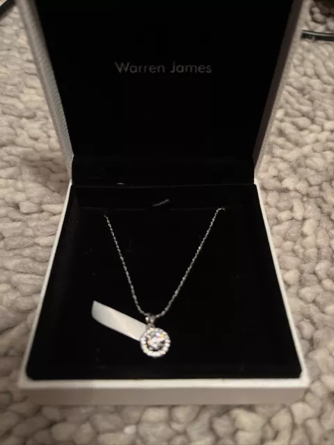 warren james silver necklace