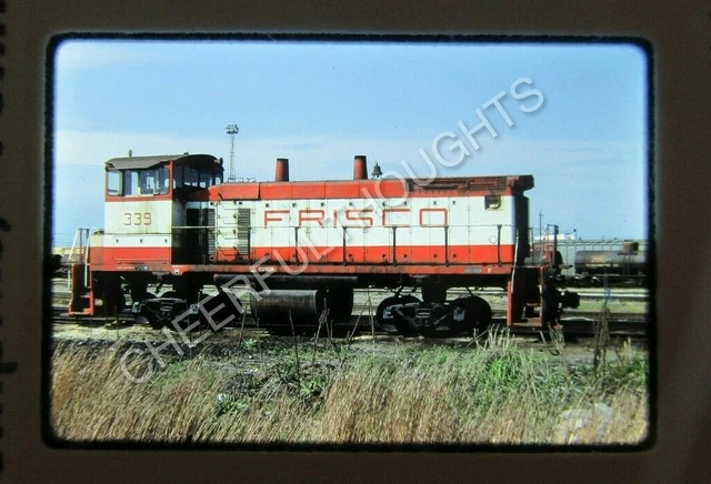Original '77 Kodachrome Slide SLSF Frisco 339 SW1500 Memphis, TN           31N36
