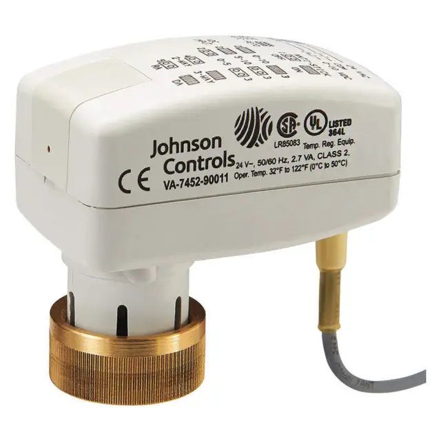 JOHNSON CONTROLS VA-7482-0312 Electric Valve Actuator,Proportional,24V