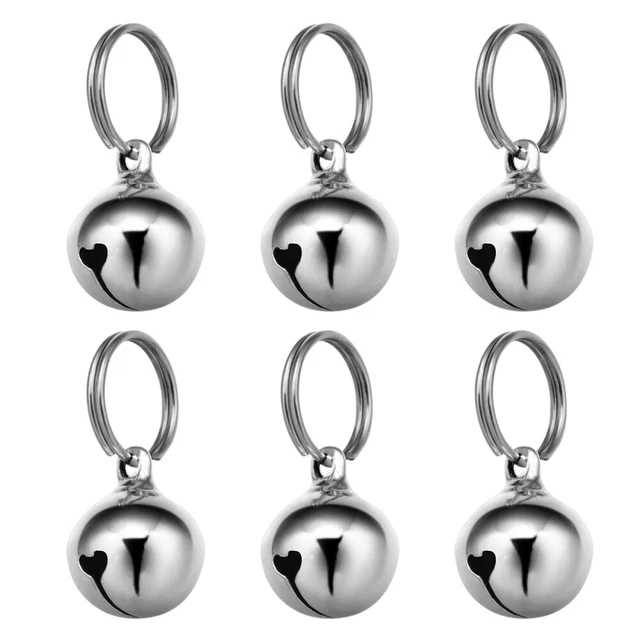 6PCS Dog Neck Bell Small Dog Collar Bell Pet Bells Collar Dog Craft Bell