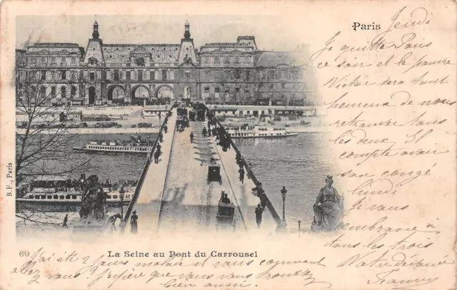 75-Paris La Seine Au Pont Du Carrousel-N�4481-G/0093