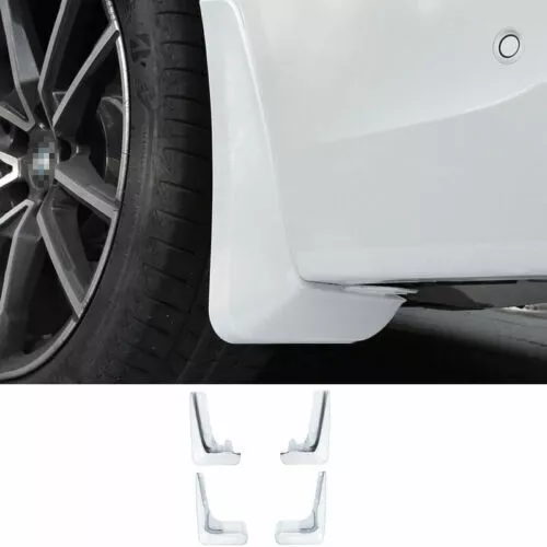 For BMW 3~Series G20 2019~2021 Ore White Mud Flaps Fender Splash Guards 4PCS