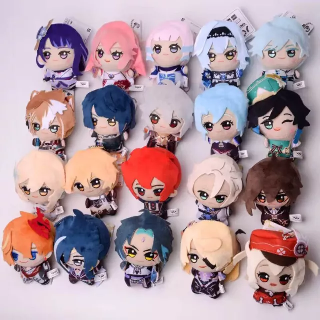 Genshin Impact Tartaglia Traveler Venti Xiao Zhongli 11CM Plush Doll