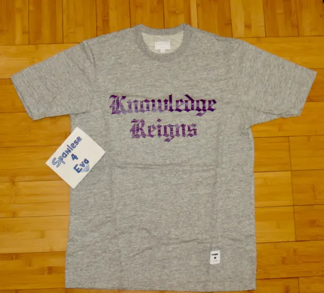 BRAND NEW Supreme Knowledge Reigns Gray/Purple T-Shirt SS13