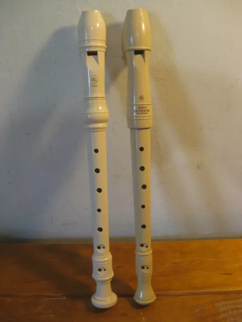 2 x Recorders (Yamaha Superio 104 & Yamaha 74) 3 Piece (Very Good Condition)