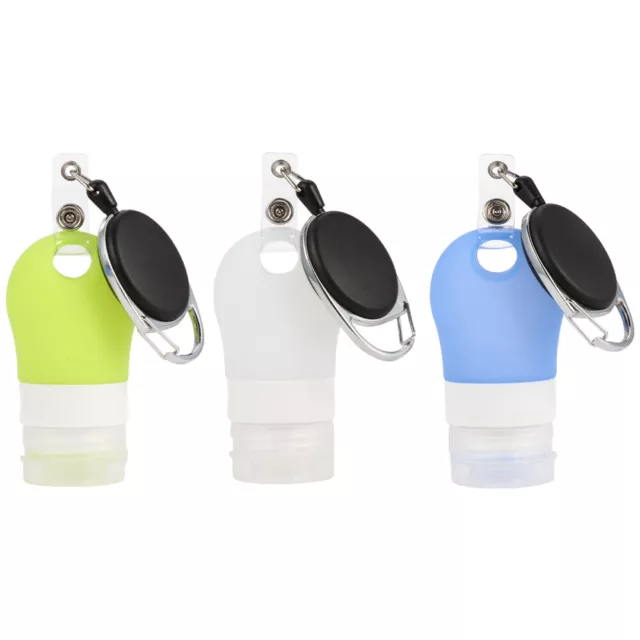 3 Pcs Reisebehälter Minibehälter Reiseflaschen Silikon Reisen Shampoo