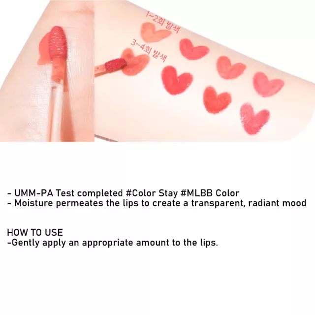 Tinte labial suero húmedo IBIM 4,5 g MLBB, color atenuado K-Beauty 3