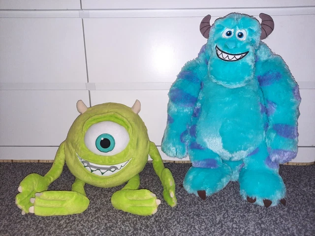 Disney Pixar Monsters Inc Large Sully And Mike Wazowski Plush Soft Toys Bundle