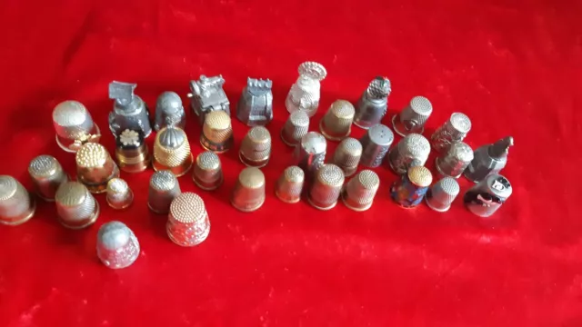 Bundle Of Metal Thimbles