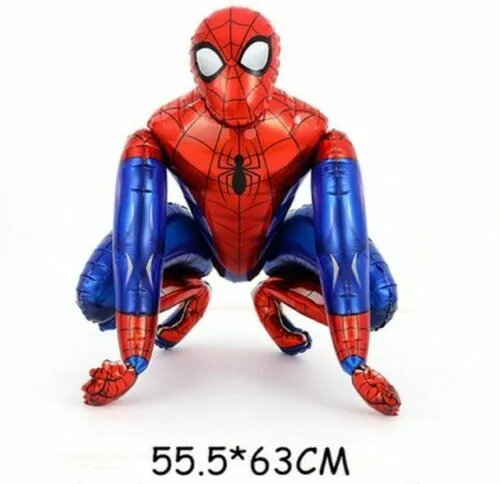 Cool 3D 55*63cm Superhero Spide-rman Marvel Party Birthday Stand up Foil Balloon