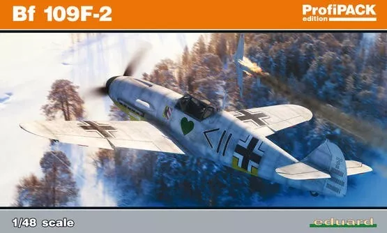 Eduard 82115 1/48 Bf109F2 de Combat (Profi-Pack Kit Plastique)