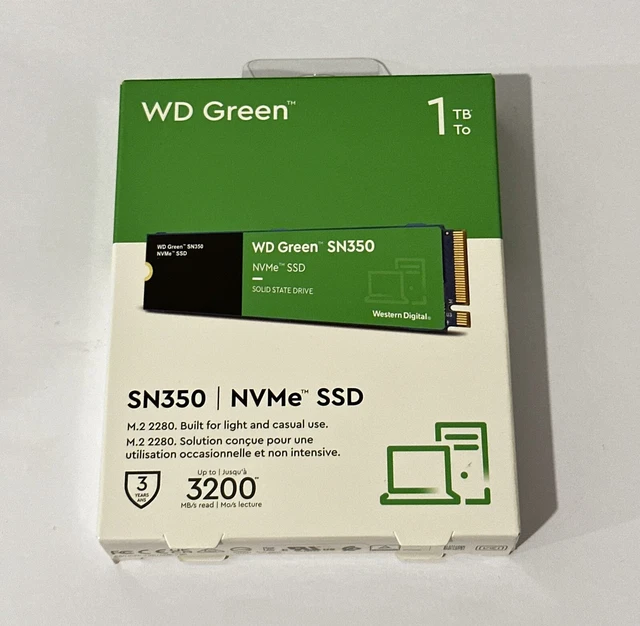 WD Green™ SN350 - 1 To SSD M.2 PCIe NVMe