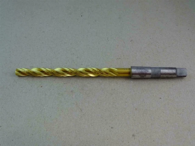 Melcut Tools  .500" Tin Coated Step Drill Bit, Morse Taper , HP-00103-4 REVJ 3