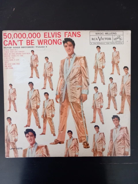 33tours Elvis Presley Elvis Gold Record Volume 2 lpm2075 RCA Victor label usa