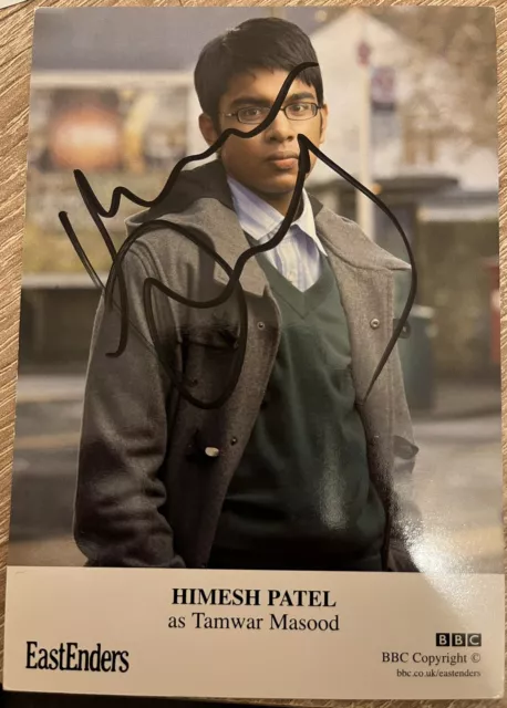 BBC EastEnders HIMESH PATEL as Tamwar Masood Hand Signed Cast Card Autograph