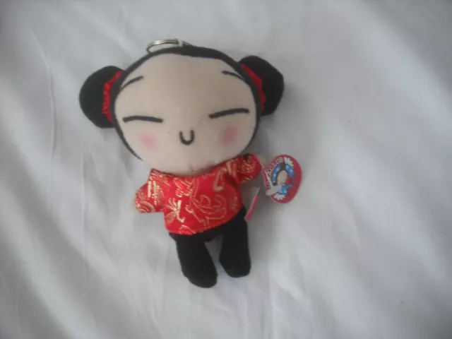 BNWT Vooz Pucca club korean  Asian doll soft toy plush keyring