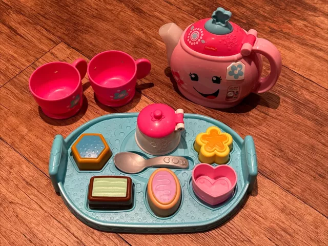 Fisher-Price Laugh & Learn Light-Up Sweet Manners Tea Set UK English Version