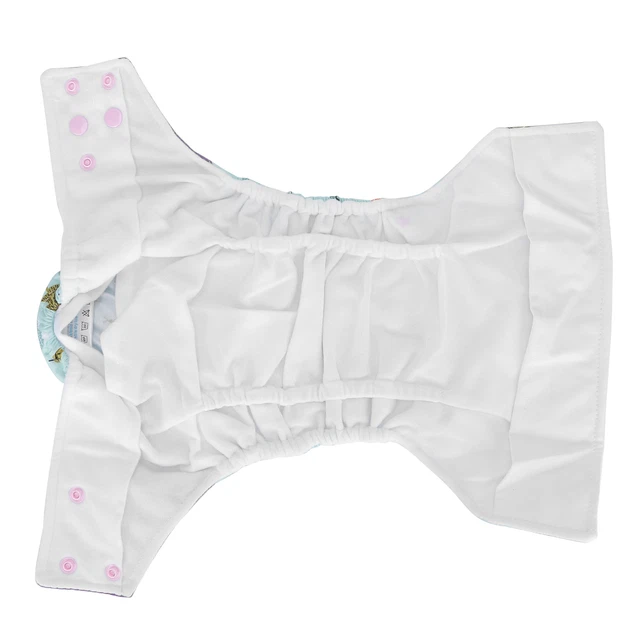 Reusable Baby Pocket Cloth Diaper Printed Washable Infant Nappy Adjustable