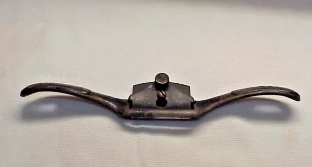 Vintage Stanley No 51 Spoke Shave Woodworking Draw Knife  Cast Iron Handles