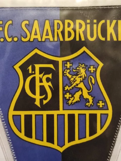 1.FC SAARBRÜCKEN WIMPEL FUßBALL BUNDESLIGA SPORT PENNANT FOOTBALL SOCCER FANS