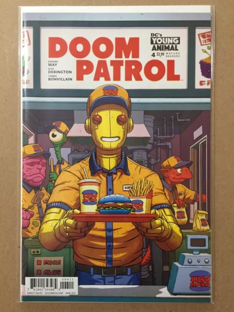 Doom Patrol (2016) #4 Regular Cover Young Animal Gerard Way Dc Nm 1St Printing