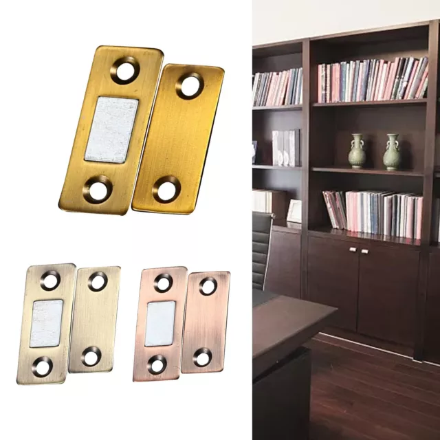 Prise de porte magnétique durable pour armoire et tiroir finition bronze vert