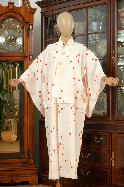 Dear Vanilla Japanese Juban Undergown Women's Kimono Inner Robe Genuine Vintage