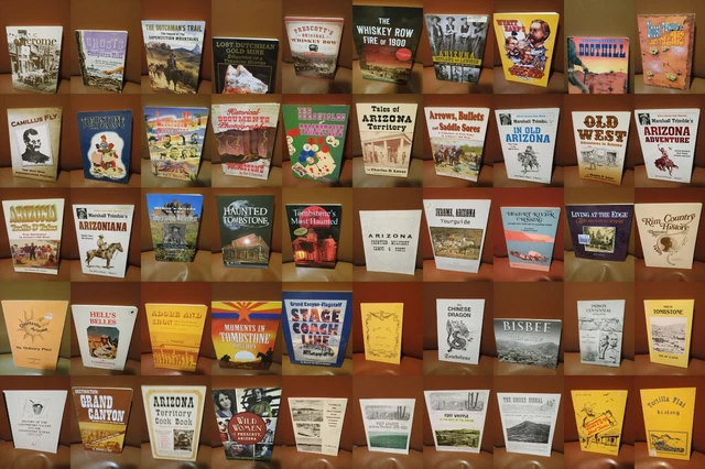 Collection of 140 old west, wild west books on Arizona