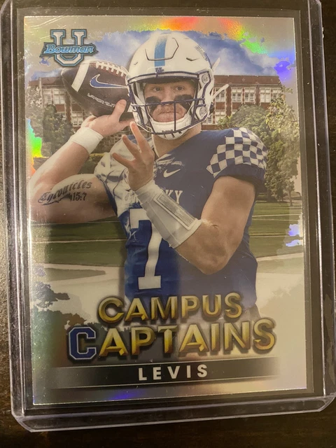 2022 Bowman’s Best Will Levis Campus Captains Silver Kentucky Wildcats/TN Titans