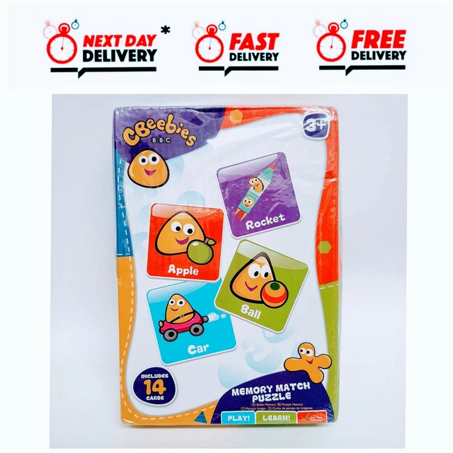 CBEEBIES - MEMORY Match Puzzle 3+ 14 Cards £7.99 - PicClick UK
