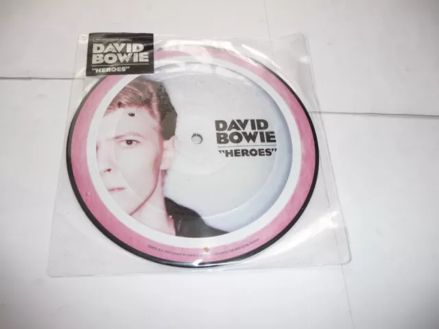 7" David Bowie - Heroes EU PICTURE DISC - SEALED (40th Anniversary)