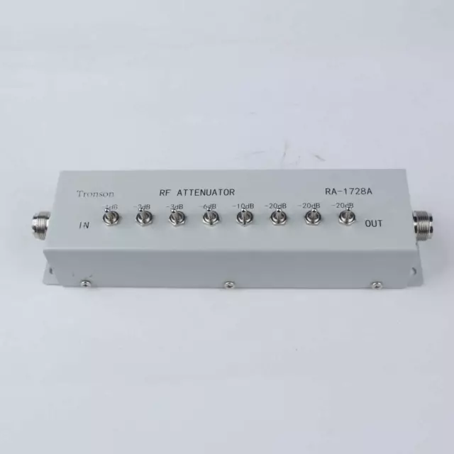 0 - 82DB VARIABLE/ STEP ATTENUATOR 50 OHM for Ham Radio Transmitter NEW