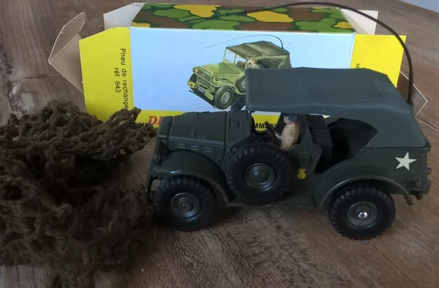 Dinky Toys Command Car – Véhicule Militaire Miniature, 1:43, Boîte D'origine Complète, Occasion