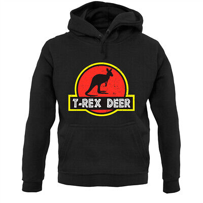 T-Rex Deer - Hoodie / Hoody - Jurassic Park - Meme - Parody - Funny - Fan - Gift