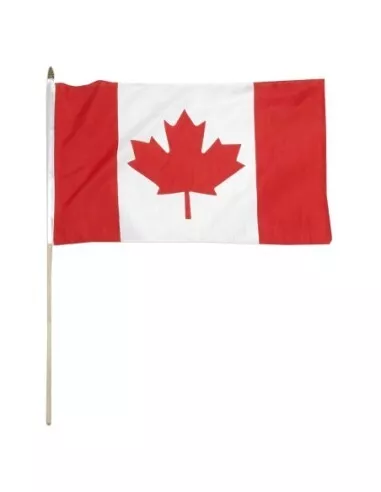 Canada 12" x 18" Mounted Flag