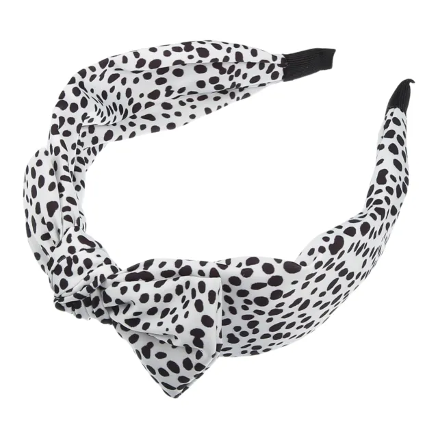 Leopard Spot Wide Bow Headbands Fashion with Bow Knotted for Girl Women