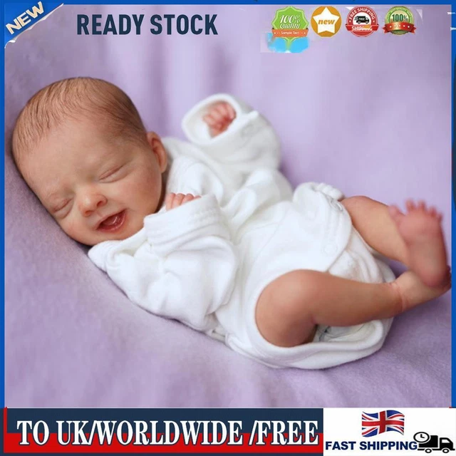 Soft Touch Unfinished Reborn Doll Kit Hand-assembled Infant Real Emotions Baby